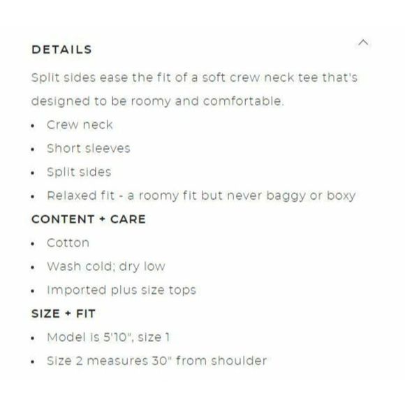 Torrid Black Short Sleeve Shirt Relaxed Fit Boyfriend Premium Tee - Picture 5 of 10